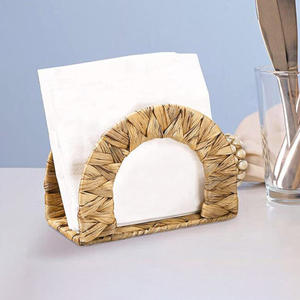 Porte-serviettes en jacinthe d'eau pour décorations de salon et de salle à manger détenteurs de serviettes écologiques - Product Image 1