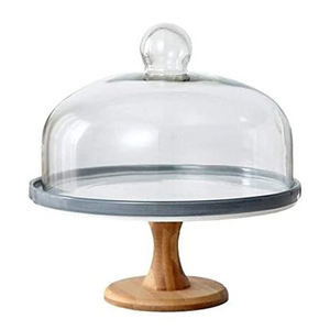 SUPPORT DE GÂTEAU EN BOIS DE DESIGN EN ÉMAIL DÉCORATION DE TABLE DESSERT SUPPORT DE GÂTEAU EN BOIS POUR ANNIVARS DE MARIAGE - Product Image 4