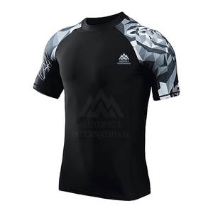 Breathable Gym Wear <b>Men</b> <b>Rash</b> <b>Guard</b> Custom Logo Design Top Quality Style MMA <b>Rash</b> <b>Guard</b> For Sale - Product Image 1