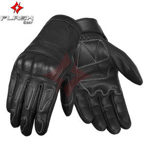 Los mejores guantes de motociclista, nuevos guantes de cuero personalizados para deportes al aire libre, guantes de carreras de alto rendimiento, protección UV impermeable - Product Image 1