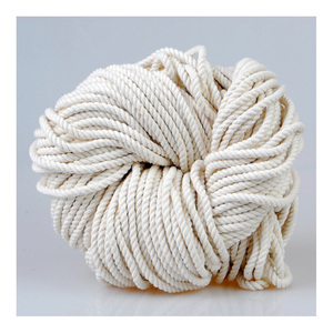 [Misoknit] Cordón de macramé 100% Cuerda de algodón natural 3mm 4mm 5mm Menos pelusa Macramé Algodón 100%/Algodón puro color liso - Product Image 3