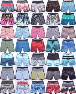 Pantalones cortos de tela elástica de 4 vías con diseño personalizado para hombre, estilo informal con patrón sólido ecológico al por mayor - Product Image 6