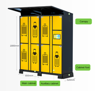 Casier à bagages intelligent avec écran tactile pour l'aéroport/gare ferroviaire casier à bagages casier de stockage intelligent