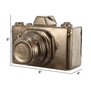 Amoreta Escultura de cámara de metal hecha a mano Diseño moderno Premium para el hogar Decoraciones de bodas y cumpleaños Importado DE LA India - Product Image 2