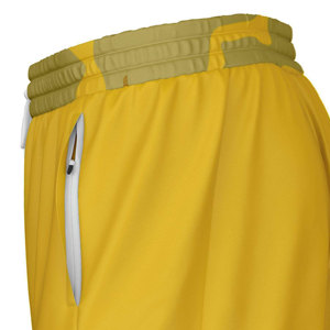 Men's High Quality Athletic Gym Workout Basketball Fitness Shorts Breathable Mesh Zipper 2 Pockets Plus Size Moisture-Wicking - Product Image 3