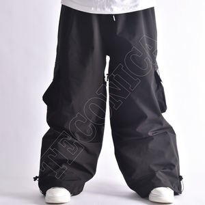 Pantalones de nieve cargo holgados impermeables de talla grande al por mayor, pantalones de gran tamaño, ropa de calle personalizada de fabricante, pantalones de esquí para snowboard para mujer - Product Image 2