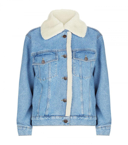 แจ็กเก็ตผ้ายีนส์สำหรับผู้หญิงเสื้อแจ็กเก็ตผ้าคอตตอนแขนยาวระบายอากาศได้ดีออกแบบใหม่สำหรับฤดูหนาวโลโก้ได้ตามต้องการ - Product Image 6