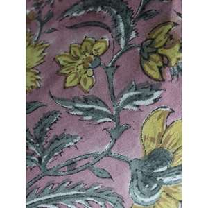 Túnica Kaftan 100% Algodón para Mujer, Estampado Floral, Estilo Hippie, para Usar como Cubre Traje de Baño - Product Image 4
