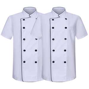 Confezione da 2 unità - Giacca da chef da uomo MISEMIYA - Prodotta in Sri Lanka - 8421B - Product Image 2