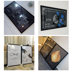 Panneau acrylique découpé sur mesure avec impression UV haute définition pour signalétique de logo, exposition et présentation, provenant d'une usine d'impression au Vietnam - Product Image 3