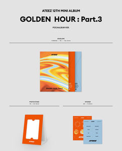 ATEEZ - [ GOLDEN HOUR : PART.3 ] 12º MINI (Versión del Álbum POCA) Álbum de KPOP Más Vendido en Corea - Product Image 3