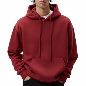 Sudadera con Capucha Extra Grande de Felpa para Invierno, Estilo Urbano, con Cierre, Lavado Ácido, Desgastada, con Dobladillo Deshilachado, Estilo Vintage, Hip-Hop, 100% Algodón - Product Image 4