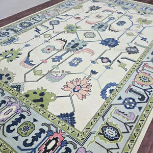 พรมขนสัตว์ถักแบบเปอร์เซียโบราณสำหรับห้องนั่งเล่นพรมทอมือหลากสี9X11 8x11 - Product Image 1