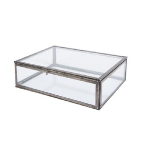 Nuevo joyero decorativo de lujo con espejo de Metal, joyero decorativo, joyero de Metal dorado hecho a mano de alta calidad - Product Image 4