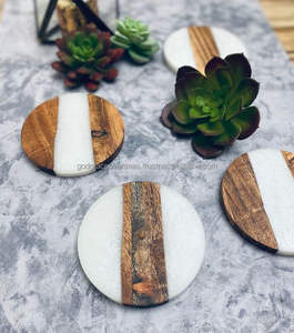 ที่รองแก้วเรซินอีพ็อกซี่พร้อมที่วางสไตล์คลาสสิกของขวัญขึ้นบ้านใหม่และคริสต์มาส - Product Image 5