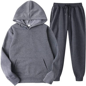 Men's Hooded Sports Tracksuit Unisex Two-Piece Running tracksuit Long Sleeve Pullover Hoodies <b>Sweatshirt</b> and Sweatpants set - Product Image 6