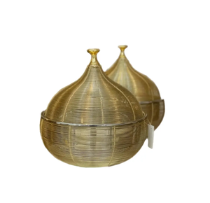 Cazuela moderna de estilo árabe recubierta de oro, cazuela de venta Premium elegante para cocina, hogar, Hotel, Villas, fiestas, calentamiento de alimentos - Product Image 6