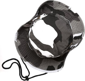 Chapeau de soleil de pêcheur de safari de chasse d'été de haute qualité en gros personnalisable avec sangle réglable - Product Image 3