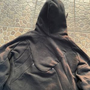 Sweat à capuche surdimensionné pour homme et femme Tenue de rue décontractée et chaude - Product Image 3