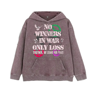 Sudadera con capucha gráfica de algodón 100% para hombre, Sudadera de estilo callejero, estampado DTG, diamantes de imitación aplicados al calor, acabado lavado ácido, ajuste holgado con capucha - Product Image 4