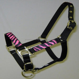 Wholesale Equine Products Nylon <b>Horse</b> Halters With <b>Lead</b> <b>Rope</b> Set High Quality Equestrian Equipment <b>Horse</b> Riding Head Collars - Product Image 5