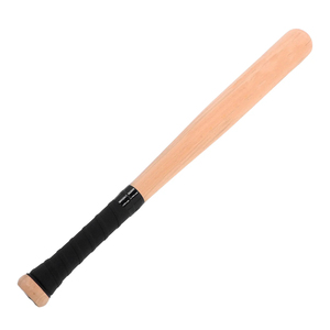 Bate de béisbol portátil de nalgas sólido profesional de 54cm, bate de entrenamiento de estudiantes de madera maciza con correa, palo de madera de larga duración - Product Image 5