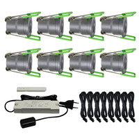 Pergola Décoration Encastré Mini Projecteur LED Dimmable Imperméable 12V 3W pour Revêtement de Patio