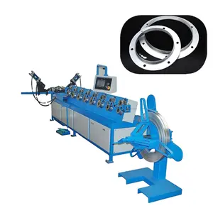 Electric Round Tube Steel Flange Production Line, Angle Steel Round Flange Forming Machine