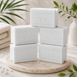 Fabienne 200 g White Laundry <b>Washing</b> <b>Soap</b> Bar 72 Percent for Clothes Dishware and Handwashing Daily Household Cleaning Wholesale - Product Image 3