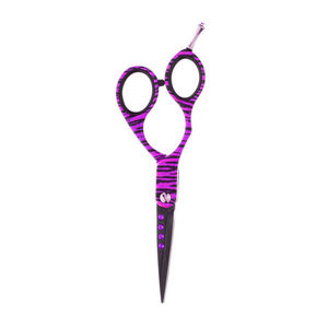 Ciseaux de coupe de cheveux de repose-doigt réglables professionnels ciseaux de coiffeur de beauté avec lame tranchante revêtue de papier pour la coiffure - Product Image 3