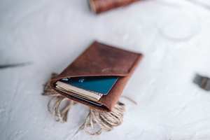 Cartera de cuero para tarjetas de crédito, ultrafina, minimalista, con bloqueo de Rfid, cartera frontal, tarjetero de cuero para hombres, 2017 - Product Image 4