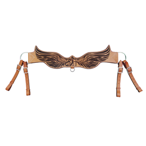 Listo para enviar, cuello de pecho de caballo occidental personalizable, cuero de vaca de PVC a bajo precio para productos de caballos en Argentina - Product Image 2