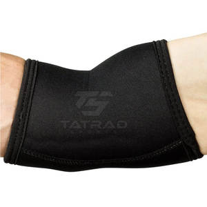 Manchon de protection pour coude OEM Fitness Bodybuilding, en néoprène de haute qualité, coussinet de compression pour coude, protection professionnelle légère - Product Image 6