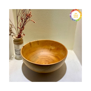 Bol en bois fait main du Vietnam en bois d'acacia naturel pour service de cuisine et décoration de table - Product Image 2