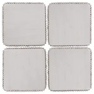 Printed Design Acacia Wood High Quality <b>Marble</b> Coasters Set Tableware Table Decor Mats and Pads Unique Tea coaster for Home - Product Image 2