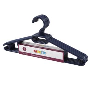 Ensemble de 6 organisateurs de vêtements en plastique légers et antidérapants de haute qualité avec logo et autocollants personnalisés pour armoire et voyage/hôtel - Product Image 4