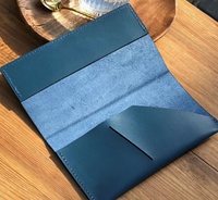 Echtes Leder Vintage-Stil Kellnerbuch Rechnungsmappe Schreibblock Kartenhalter Gästescheck-Präsenter Restaurant-Menümappe