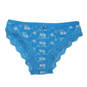 Culotte en dentelle pour femme - Bleu - Product Image 1