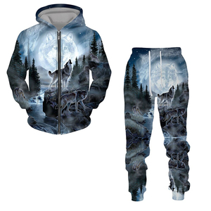 Custom Logo 3D Printed Oversize Pullover Hoodie Men's Winter Streetwear Sublimation Sweatshirt Made of Washed Polyester - Product Image 3