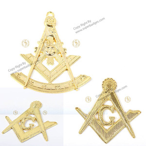 Bijoux maçonniques personnalisés de poitrine Regalia en laiton - Product Image 2