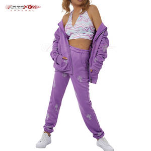 ชุดวอร์มประดับพลอยเทียมสำหรับผู้หญิงชุดวอร์มแนวสปอร์ตสำหรับใส่เล่นกีฬาออกแบบได้ตามที่ต้องการ - Product Image 3