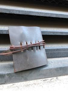 Étui de chargeur en cuir de luxe écologique avec boucles réglables pour organisateur de cordon de voyage et support de câble LCH-0041 - Product Image 5