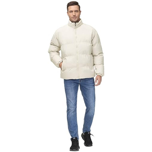 Chaqueta acolchada con forro para hombre, con capucha de nailon, Abrigo acolchado de burbujas de invierno, chaquetas acolchadas 2025 de Pakistán con logotipo bordado - Product Image 5