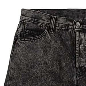 Streetwear personnalisé de marque Shorts délavés à l'acide pour hommes Logo personnalisé polaire lavé court coton éponge français délavé à l'acide court pour garçons - Product Image 3