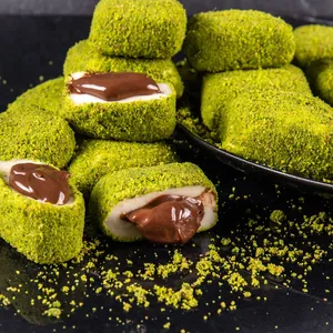 Confetti Turchi Ripieni di Cioccolato Assortiti, Caramelle Morbide Halal con Crema ai Gusti di Menta, Frutta e Limone in Confezione - Product Image 1