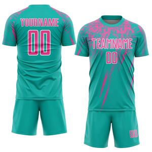 Uniforme de Fútbol para Hombre con Estampado Vibrante, Equipación Personalizada con Nombre y Número, Uniforme de Fútbol Masculino - Product Image 1