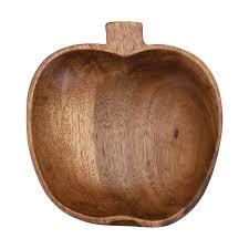 Bol de service rond en bois naturel de vente chaude avec table à dîner et événements en finition lisse bol à salade en bois d'acacia et utilisation personnalisée - Product Image 6