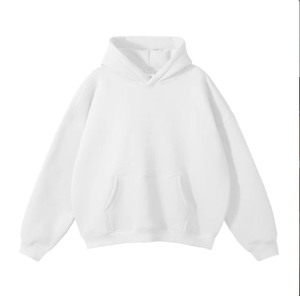 Pull à capuche 100% coton haut de gamme pour hommes Logo personnalisé tricoté fonctionnel surdimensionné rétro sport sweats à capuche pour hommes - Product Image 3