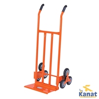 Chariot à plateforme pliable et verrouillable à six roues en acier robuste, portable, pour le shopping, le stockage et la montée d'escaliers, OEM