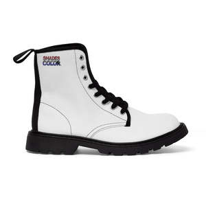 Men's Breathable <b>Canvas</b> Boots in Shades of Color 'Running Man' Design - Product Image 3